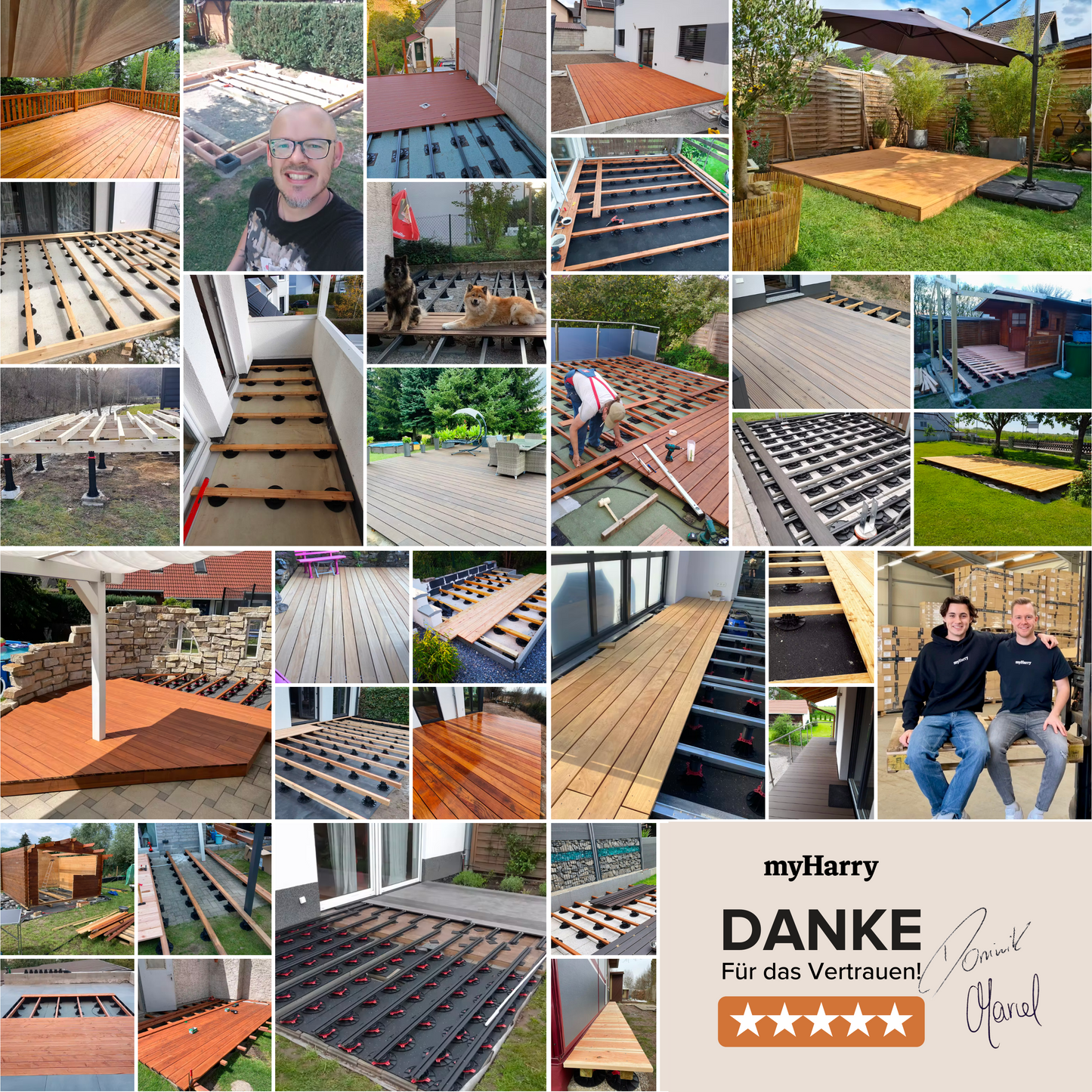 Terrassendielen Abstandshalter 4 mm